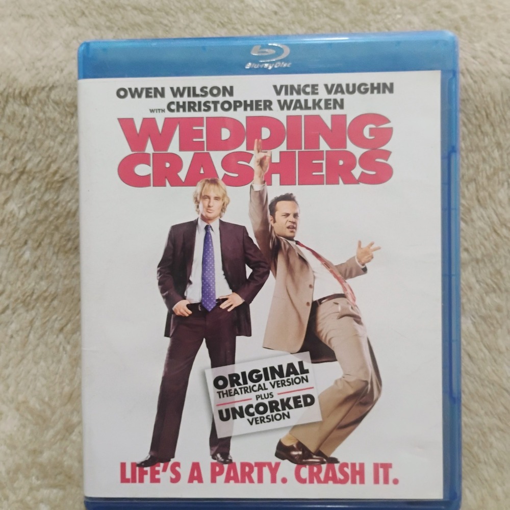 Wedding Crashers Blu-ray Uncorked Edition Owen Wilson Vince Vaughn Comedy Movie
